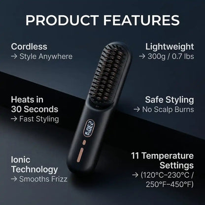 Ionic Hot Brush for Hair