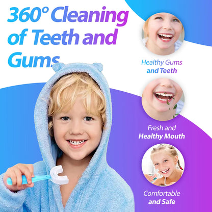 Kids U-Shaped Toothbrush | 360* Cleaning