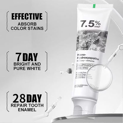 7.5% Nano Hydroxyapatite Fluoride Toothpaste for Teeth Whitening