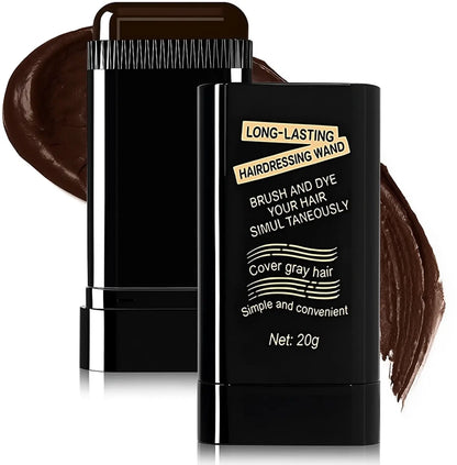 Black Hair Dye Stick for Instant Gray Coverage & Root Touch Up