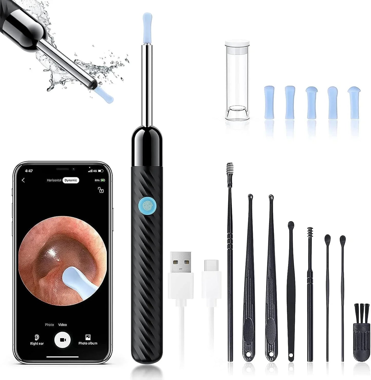 ClearEar™ Wireless Ear Wax Removal Kit with Camera & Light
