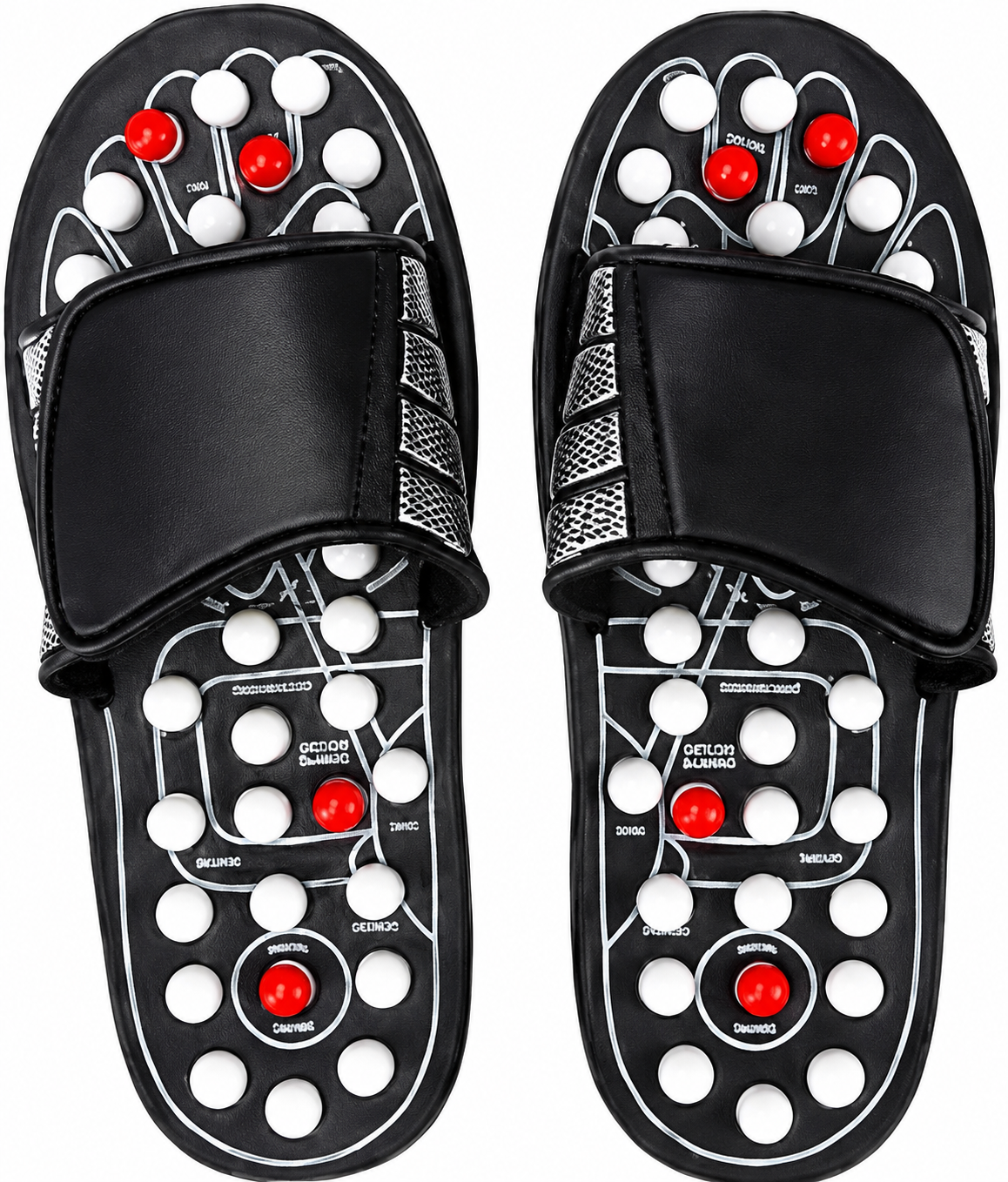 Message Slippers, Rotating Acupressure Foot Massager