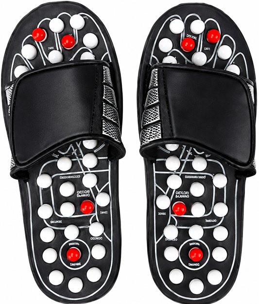 Message Slippers, Rotating Acupressure Foot Massager