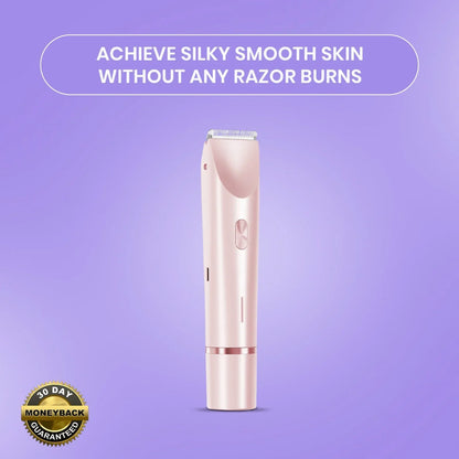 SmoothSilk™ 2-in-1 Hair Remover & Shaver – For Face, Body & Bikini Zone