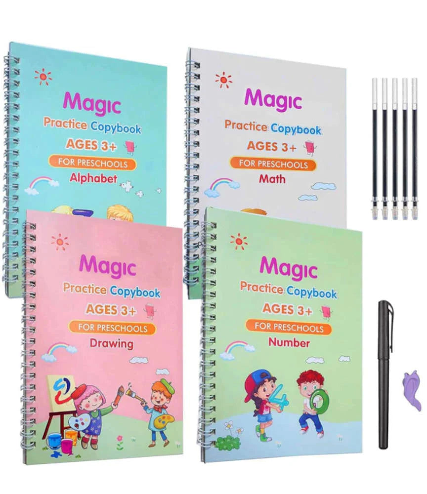 Magic Practice Copybook Set (4 Books)